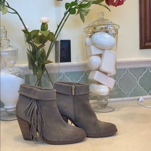Jessica Simpson fringe bootie
